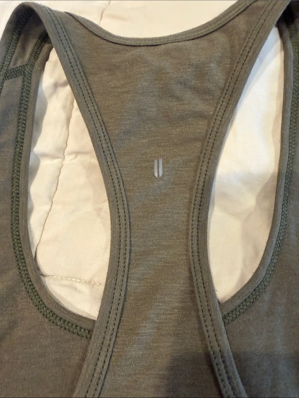 NOBULL Olive Racerback Training Tank - Picture 4 of 7